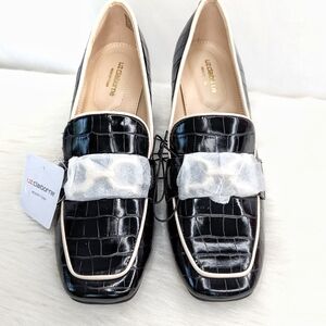Liz Claiborne Memory Foam Heeled Loafers